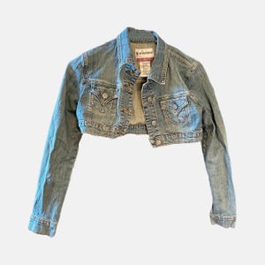 Y2K Denim Cropped Jacket (Junior 3/5)