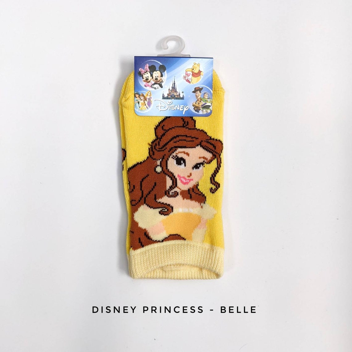 Disney Princess Cinderella and Belle Kids Socks Ankle Sock 3 Etsy