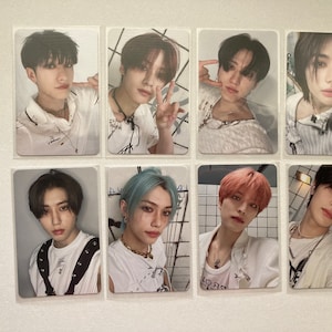 offizielle doppelseitige Stray Kids Fotokarte