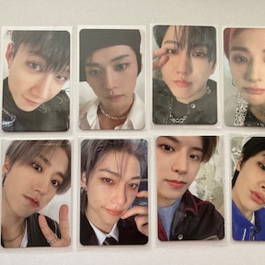 offizielle 5 Sterne B Version doppelseitige Fotokarte von Stray Kids