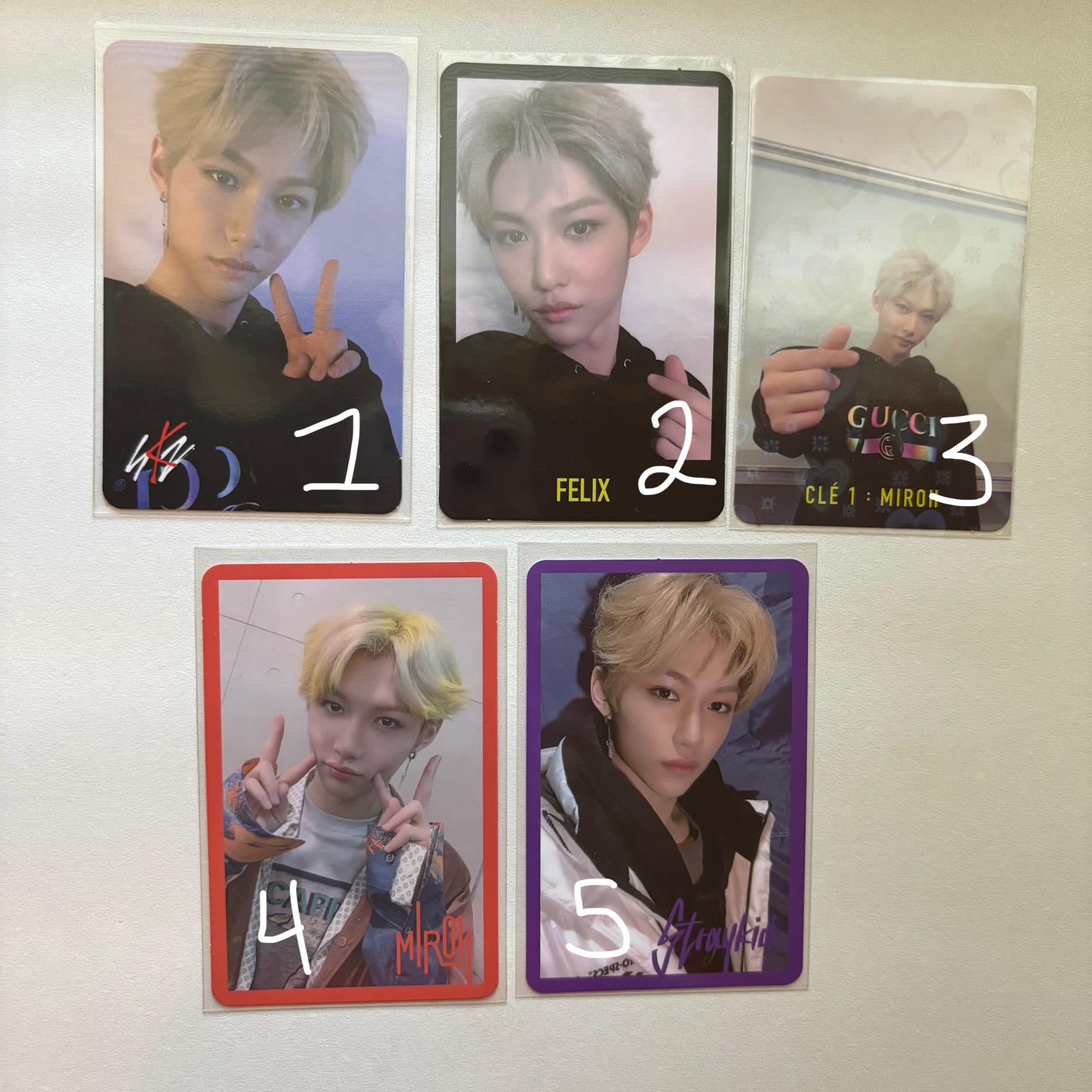 Official Stray Kids Felix Album Photocard - Etsy