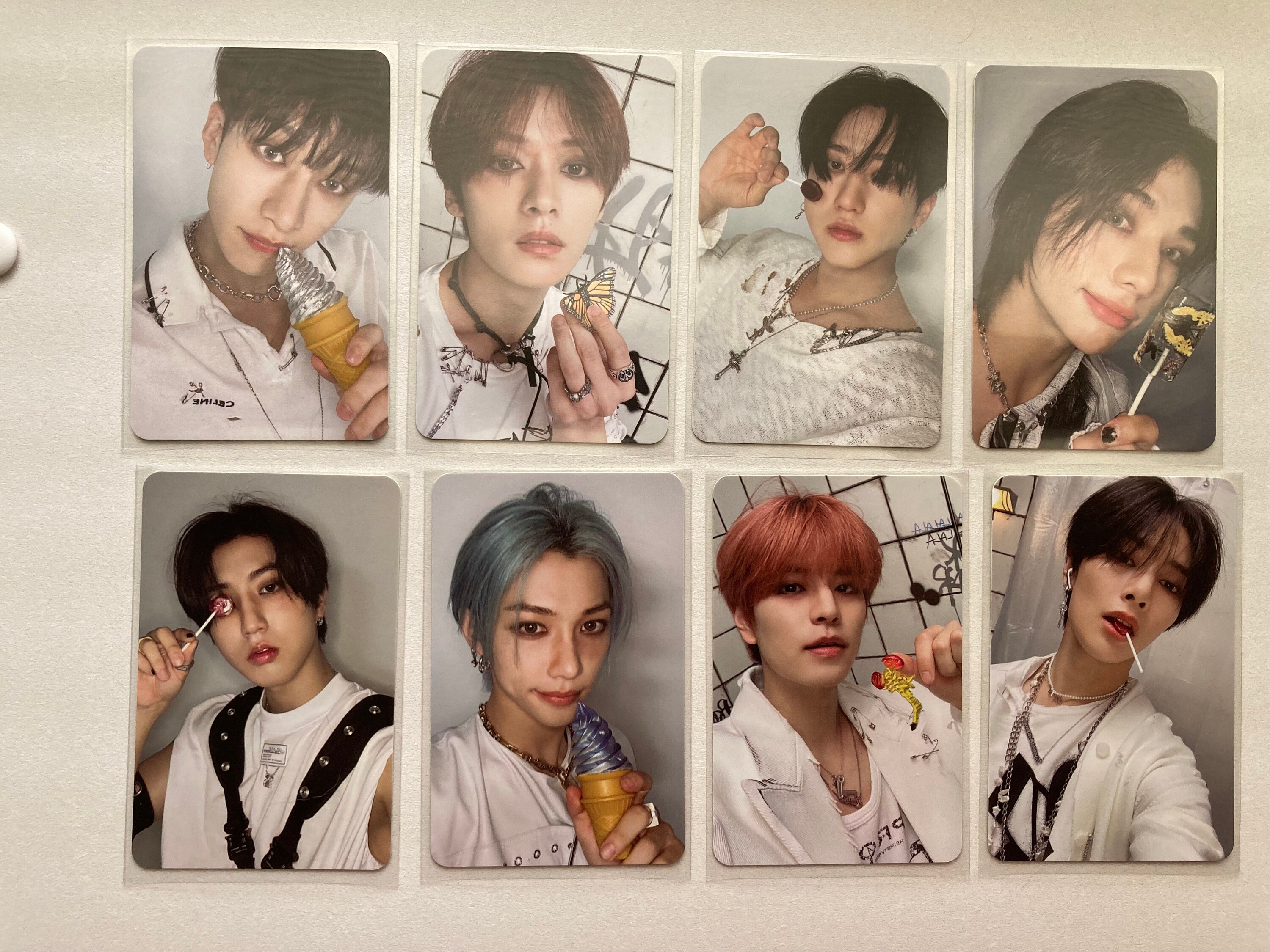 Straykids スキズ ROCKSTAR サイン入りポストカード ハン BANG CHAN STRAY KIDS SKZ Rock-Star Signed Postcard Official