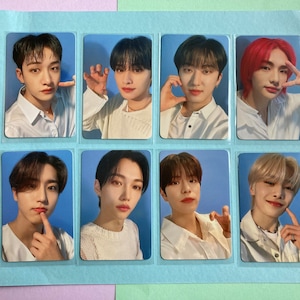 Limitierte offizielle Nacific Stray Kids Fotokarte - Runde Elf