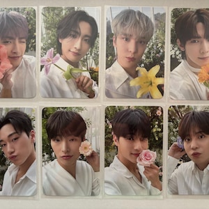 Tarjeta fotográfica oficial de Ateez de Nacific Limited, primera ronda