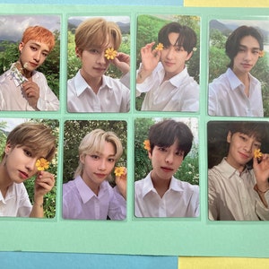 Officiële Stray Kids Noeasy Flower POB-fotokaart