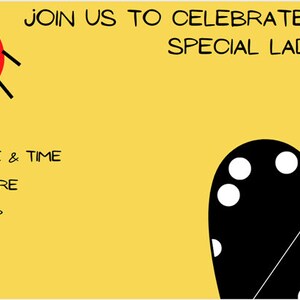Girl&#39;s Birthday Invitation- Ladybug