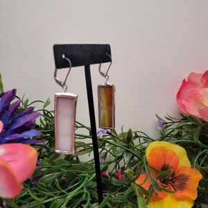 Stained glass earrings
