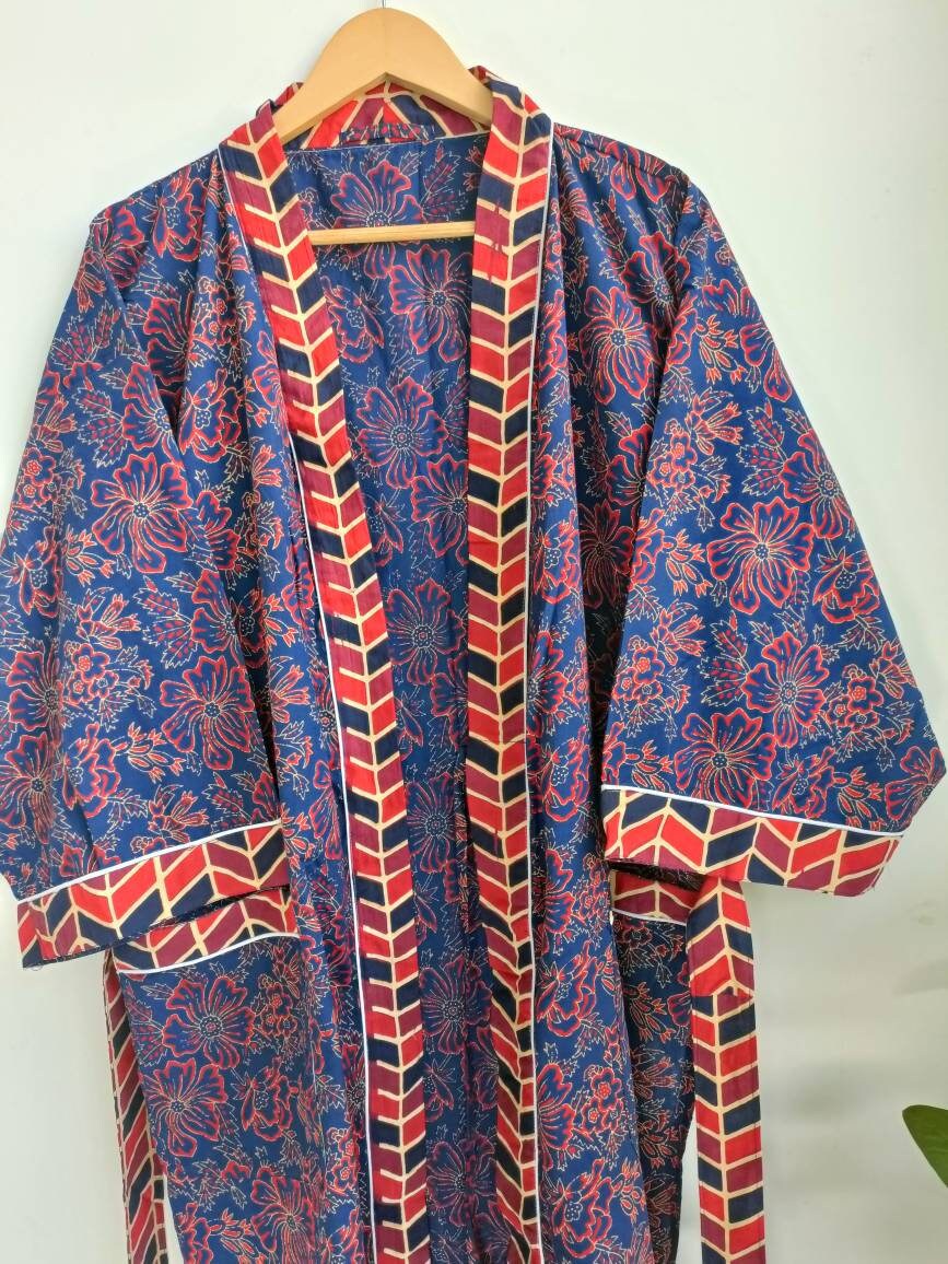 Buy Beautiful Red Kimono Robe for Women's Bridal Kimono Online in India ...