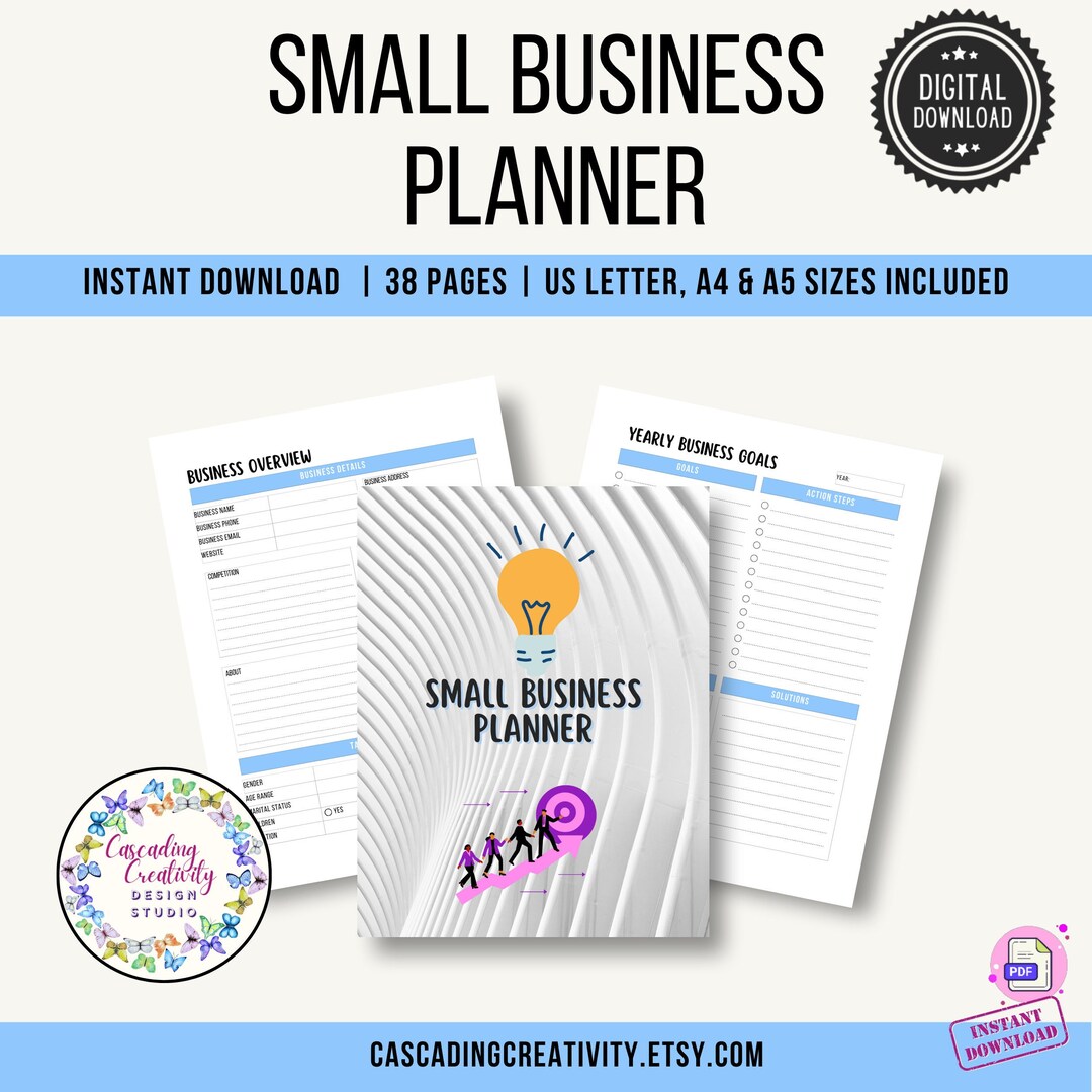 Ultimate Printable Small Business Planner Planner for Entrepreneurial