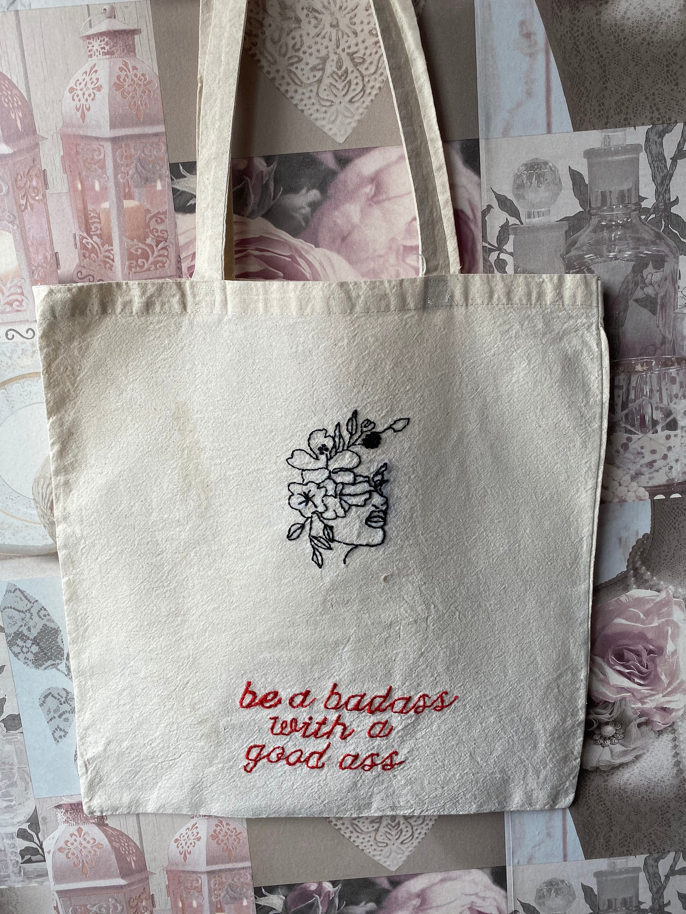 Slogan Tote Bag Etsy