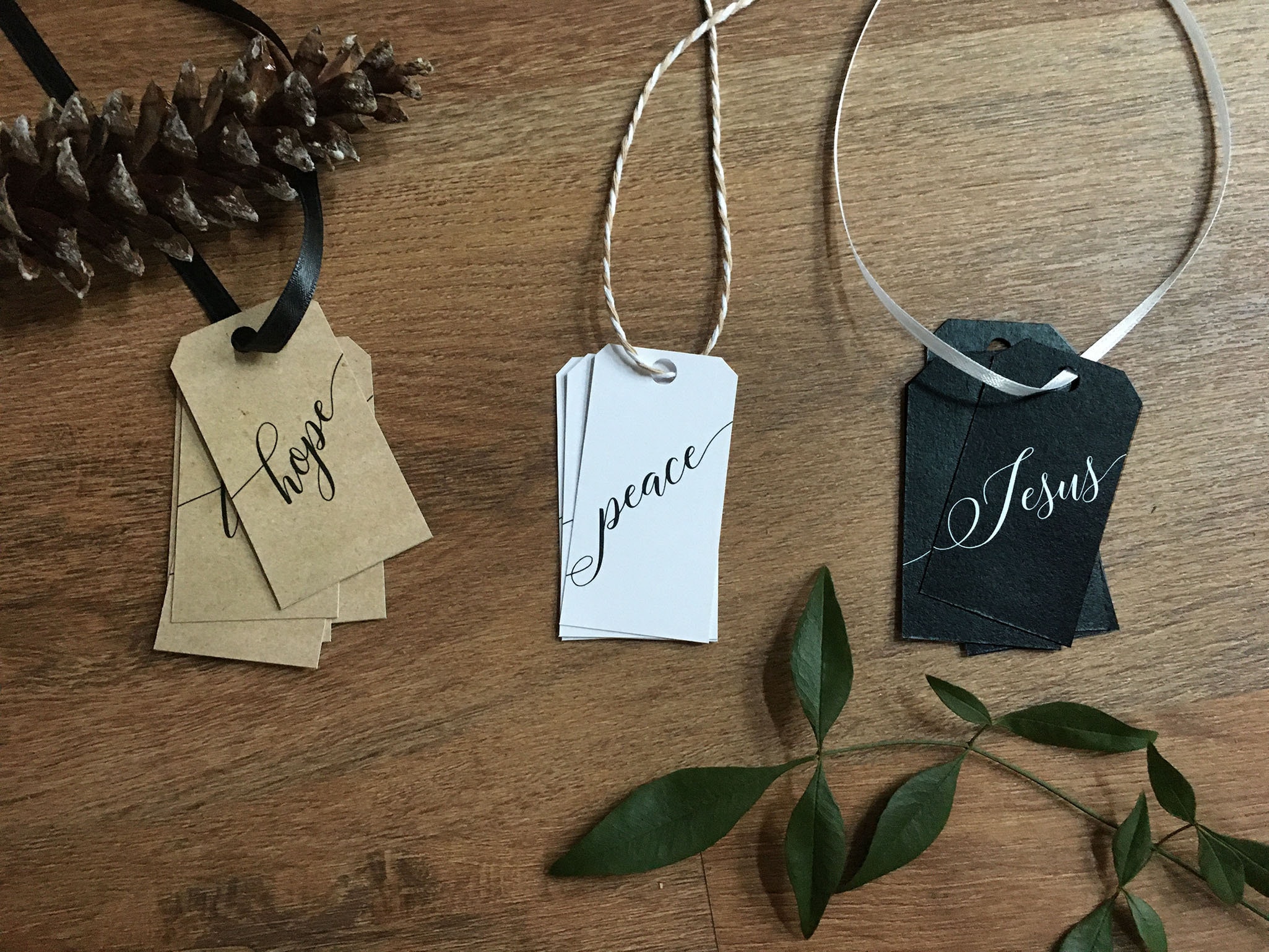 Advent Candle Tags Printable Instant Download PDF Etsy