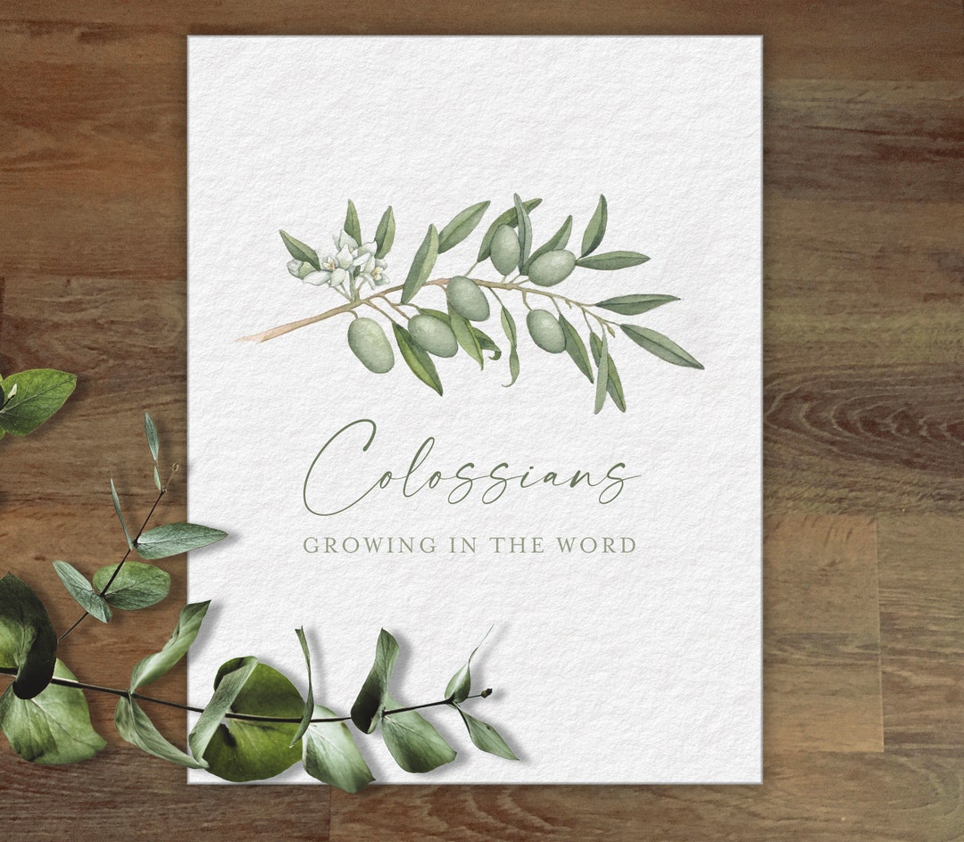 Colossians Bible Study - Printable Download - Worksheets - Pdf ...