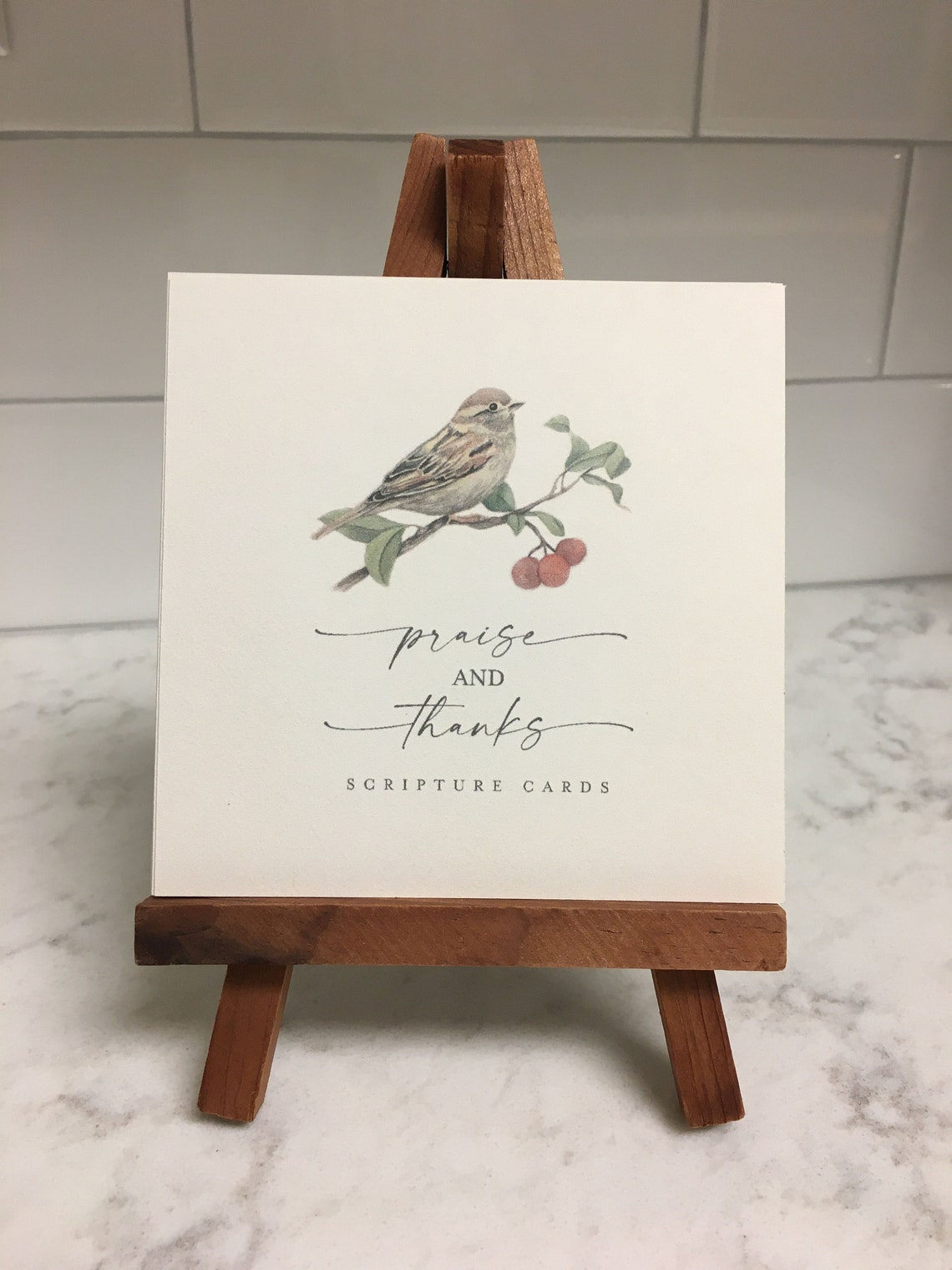 PRAISE &amp; THANKS Printable Scripture Cards Instant Download - Etsy
