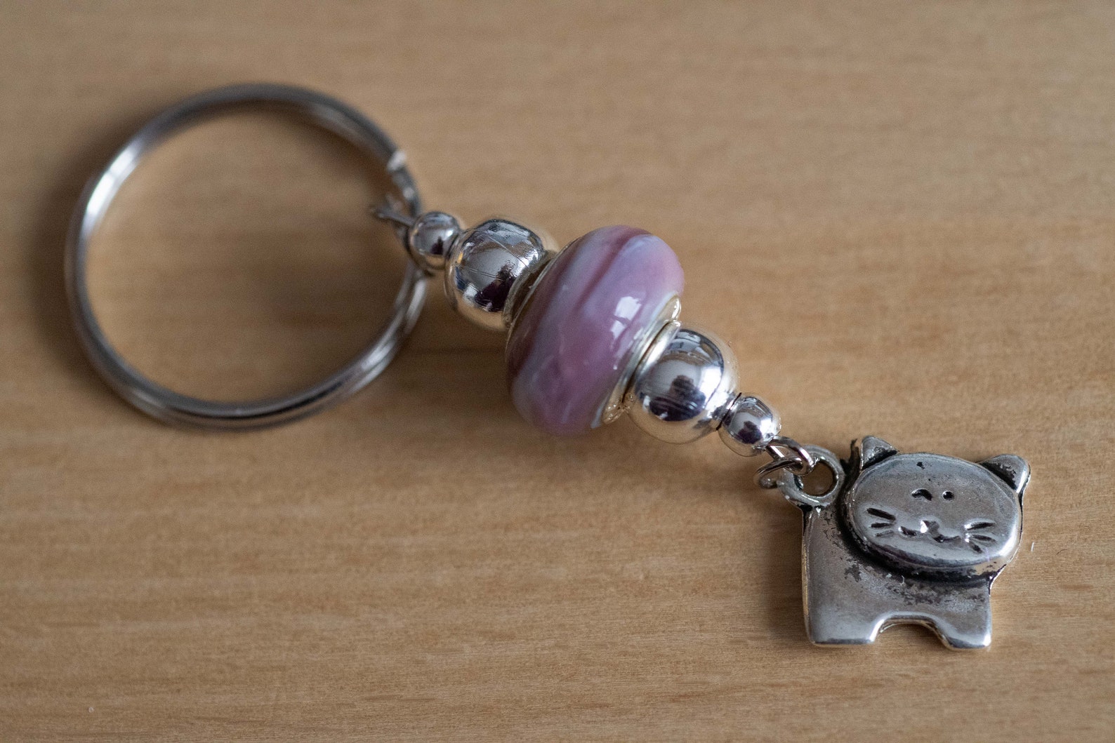 Cat Beaded Keyrings Different Styles and Colours Available Etsy