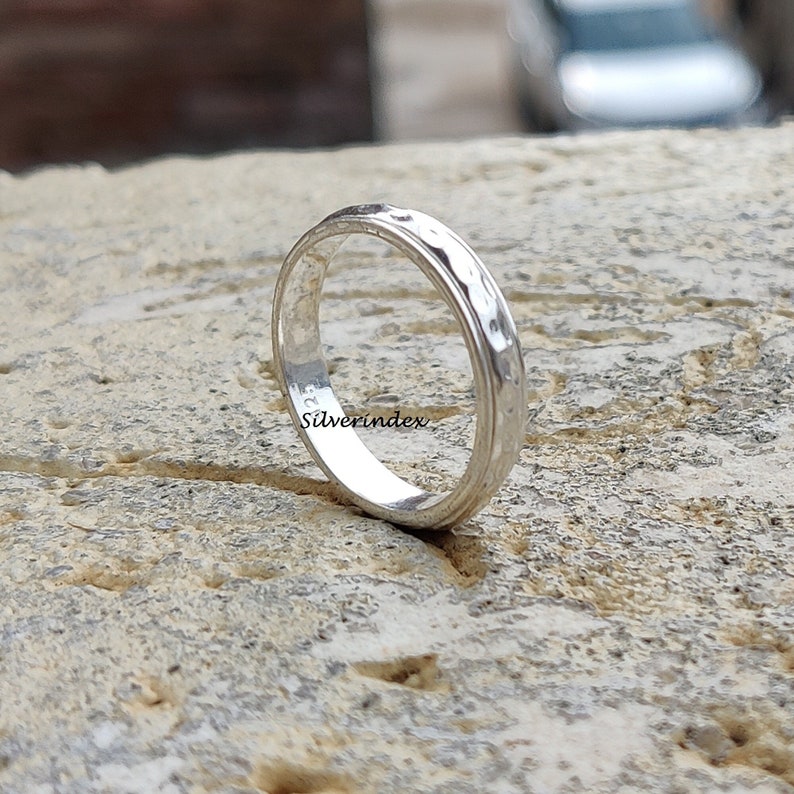 Spinner Ring, Minimalist Spinner Ring, Handmade Ring, Meditation Ring, Worry Ring, Fidget Ring, Silver Spinner Ring, Spinner Ring For woman 