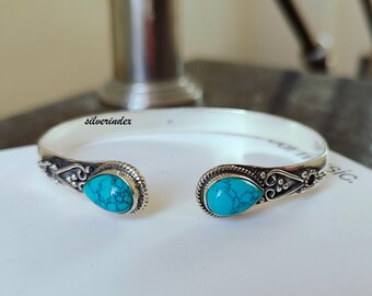 アクセサリー vintage turquoise silver925 bangle メキシコ製 VINTAGE ターコイズ HEAVY バングル シルバー925 | unune