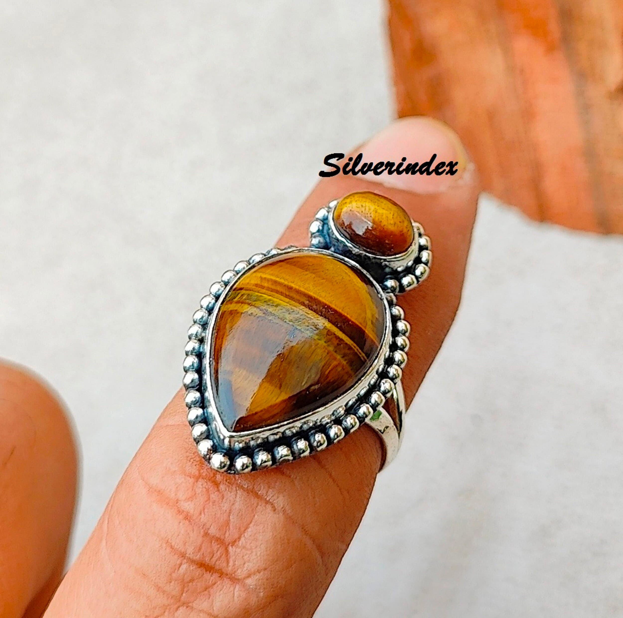 Orecchini Pendenti Ovali In Argento Sterling 925 Fatti A Mano – Stile Boho Con Pietre Naturali: Onice, Perla, Pietra Di Luna, Ambra – Regalo Donna - 4