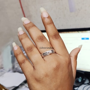 Pearl Spinner Ring, Sterling Silver Ring, Heart Spinner Ring, Meditation Ring, Engagement Ring, Women Ring, Handmade Ring, Silver Spin Ring