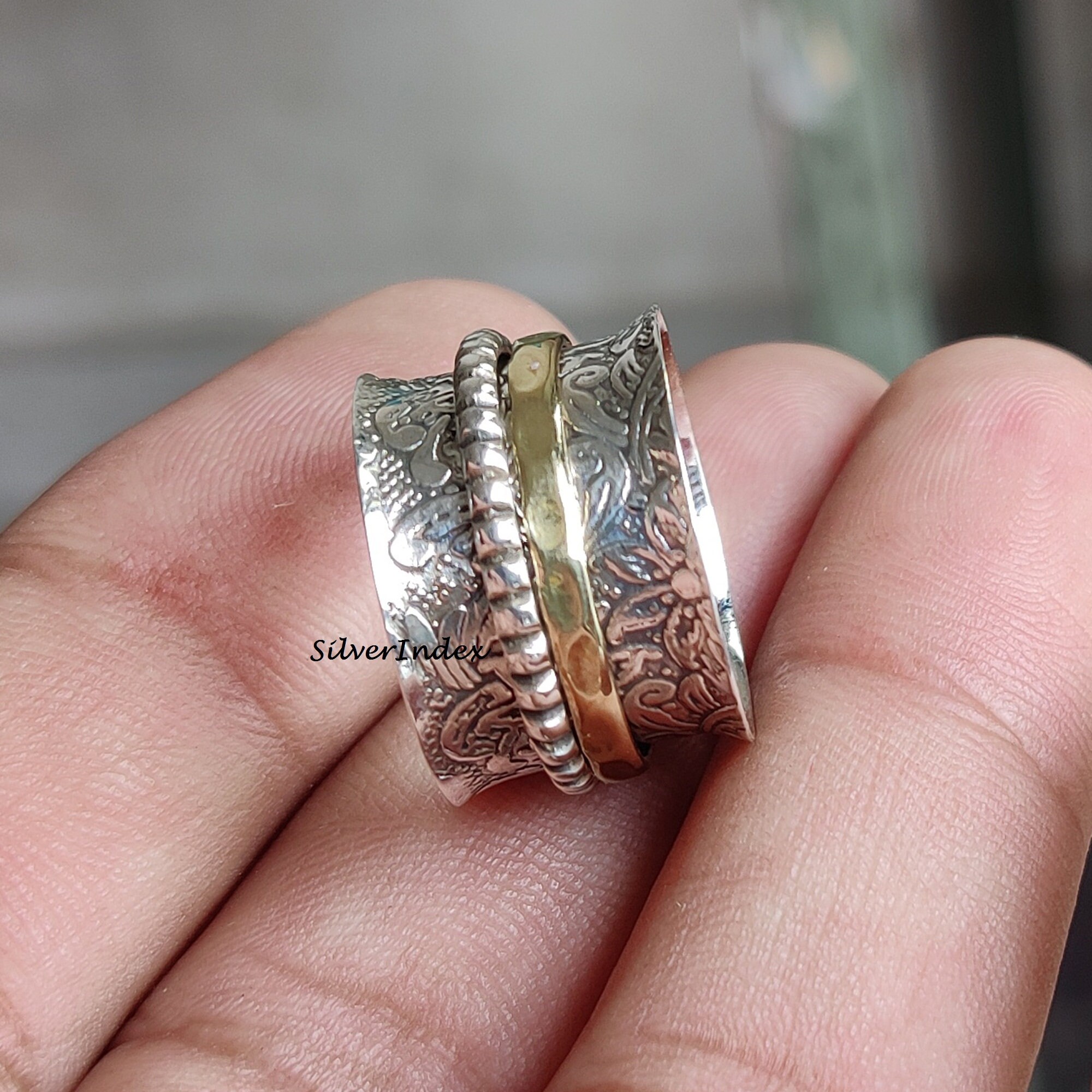 Spinner Band Rings, Bague Anxiété pour Meditaion, Bague cadeau