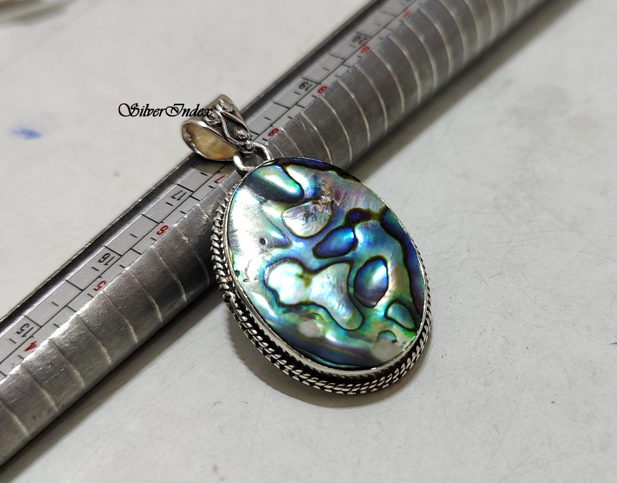 Geschenk Anhänger, mit Abalone Sterling Abalone Frauen Silber, ... Anhänger, Muschel Halskette, Muschel 925 Anhänger Designer Boho Stein Anhänger Schmuck