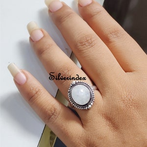 Moon Ring * 925 Silver Ring *Promise Ring * Engagement Ring * Boho Ring * Designer Ring * Women Moon Ring * Midi Ring * Gift For Her * Love