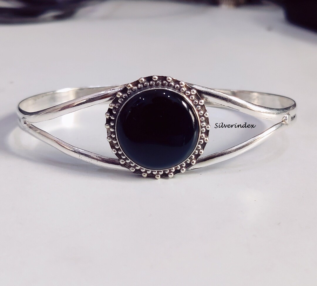 VALERE BLACK ONYX CORDELIA BANGLE MULTI main image 1