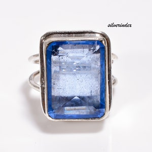 Handmade Sterling Silver Tanzanite Band Ring