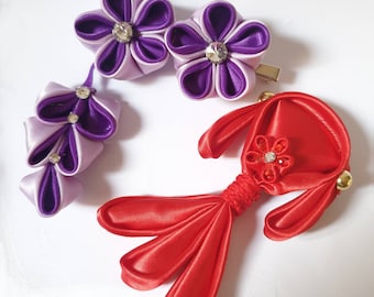Yoimiya inspired hair clips, cosplay, genshin