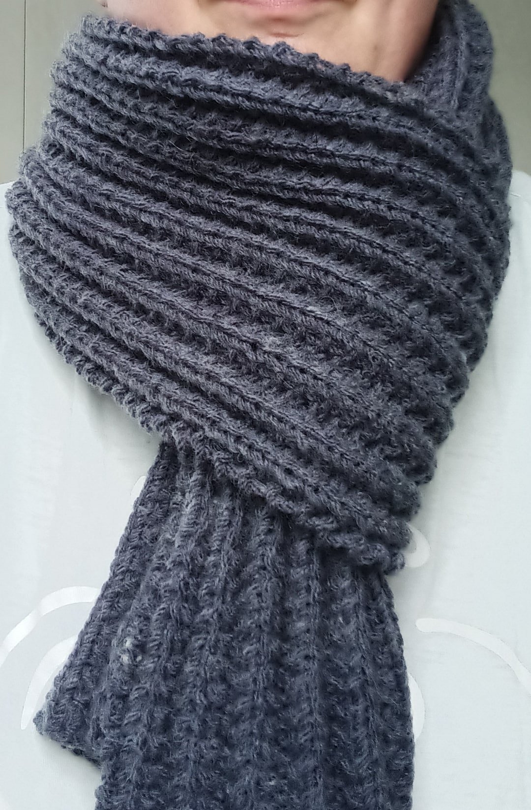 herrenschal strickanleitung