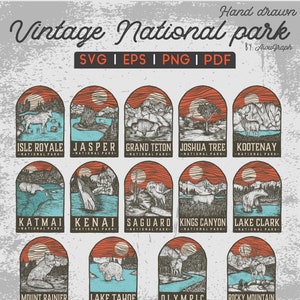 National parks, National parks vector SVG