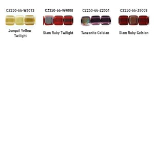 6mm CzechMates 2 Hole Tile Beads in 84 Color to Choose From