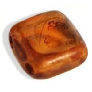 6mm CzechMates 2 Hole Tile Beads in 84 Color to Choose From