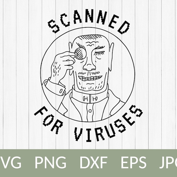 Virus svg-Computer T-shirt for techie geeks design-Software security funny svg logo-Vinyl decal-Student shirt-Cricut bundle-Commercial use