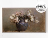 Frame Art TV, Samsung Frame Tv, Vintage Painting TV, Flower Still Life, Flower Vintage Print, Antique Still Life, Antique Painting
