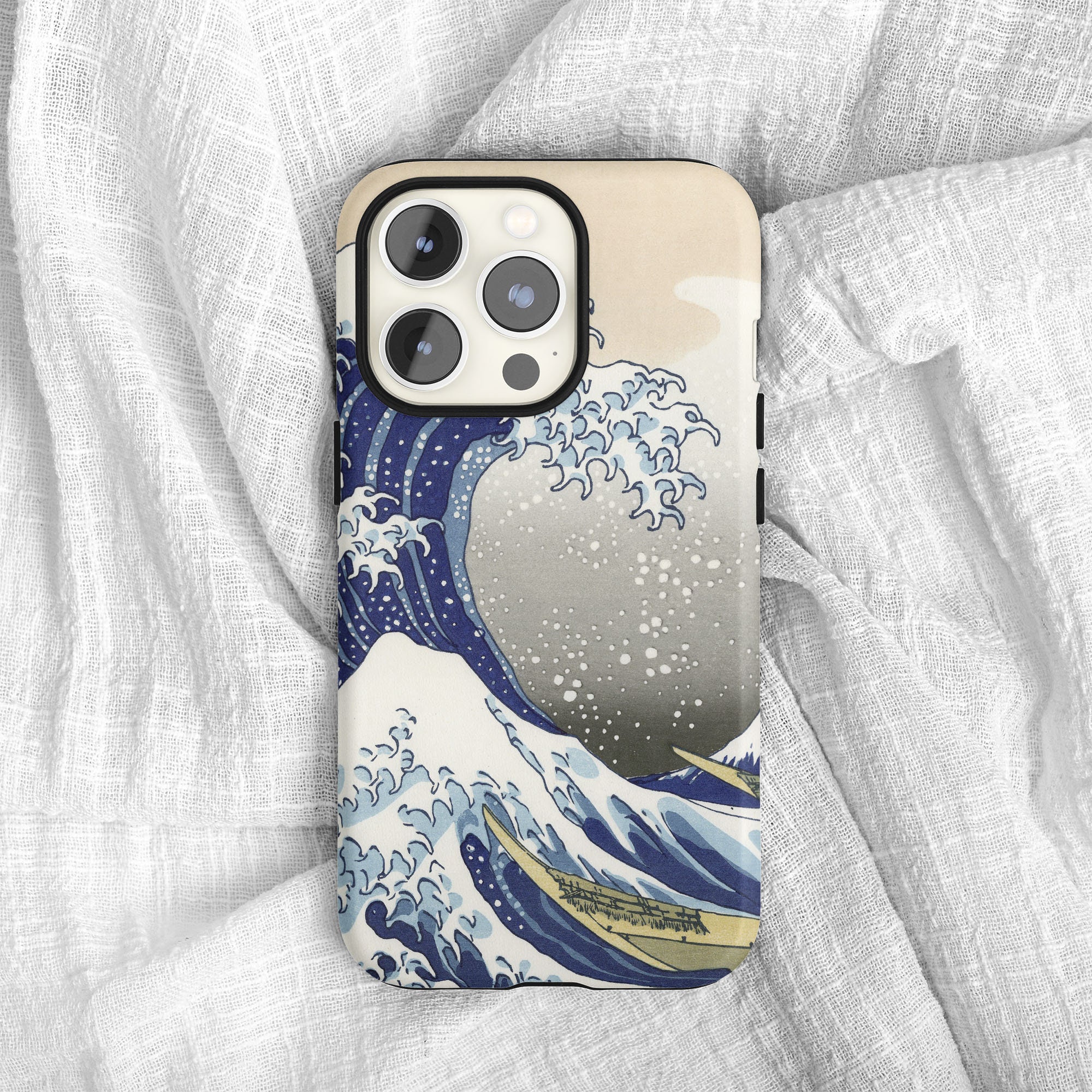 IPhone and Android Tough Case, Hokusai's the Great Wave at