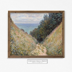 French Painting, Vintage Art, Printable Art, Landscape Print, Landscape Painting,  Vintage Landscape, Antique Printable,