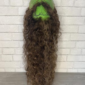 Extra Long Textured Beard and Mustache Set (Viking, dwarf, fantasy)
