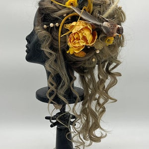 Summer updo Synthetic/Human Hair Blend