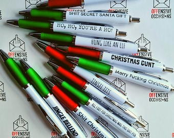 Funny Cheeky Novelty Rude Sweary Profanity Pen Birthday Gift CHRISTMAS  cheap
