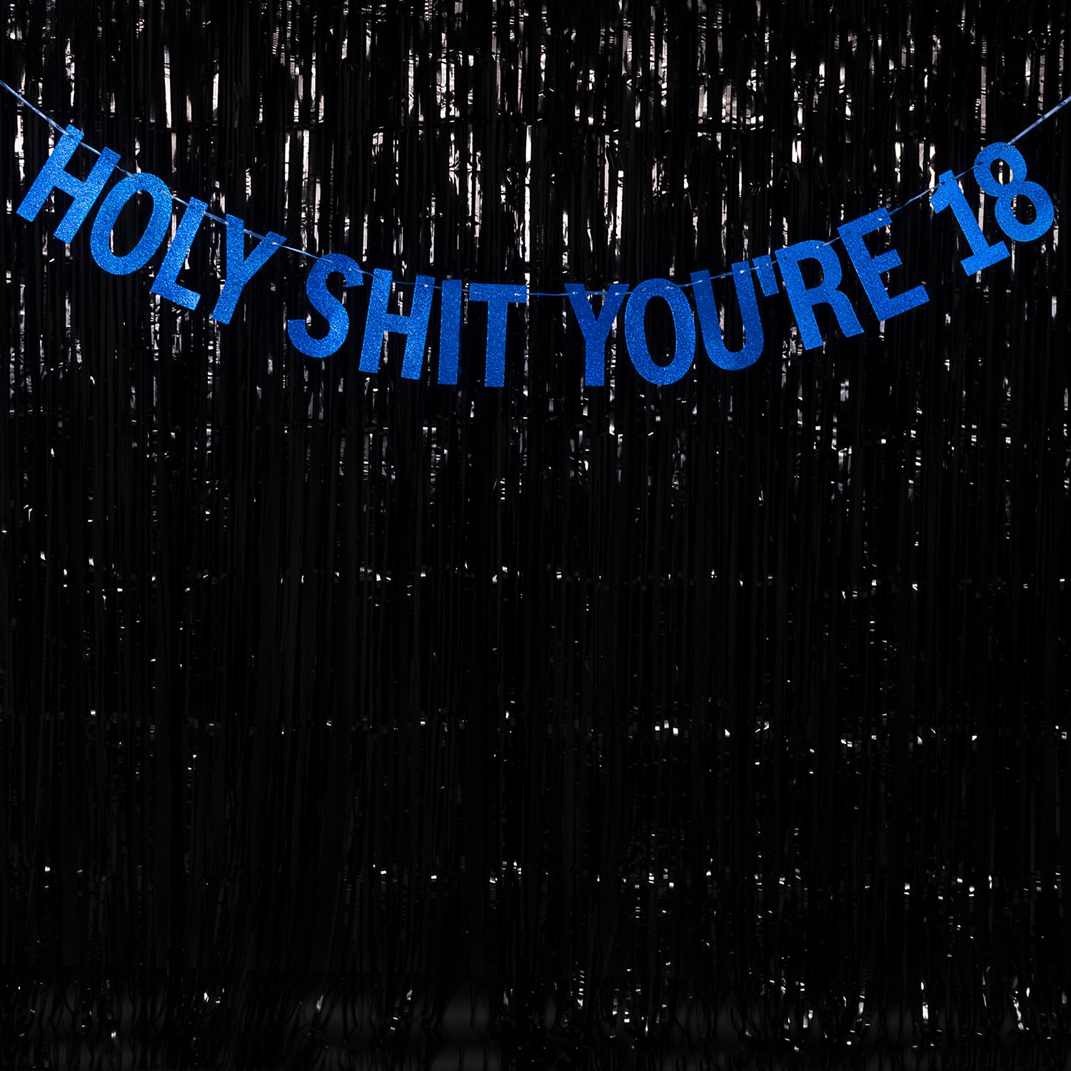 Holy Shit You're 45.7 Cm Geburtstagsbanner – Lustige Deko Zum 18.