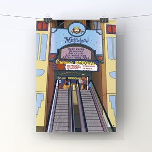 Metroland Print - Metrocentre, Gateshead, Newcastle Upon Tyne, Theme Park, Nostalgic, Aesthetic, 90s, North East, Gift
