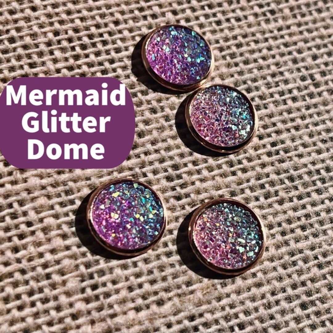 Mermaid Glitter Dome Audition Magnets - Etsy