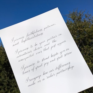 Custom Calligraphy, Personalized Handwritten Message, Custom Quote ...