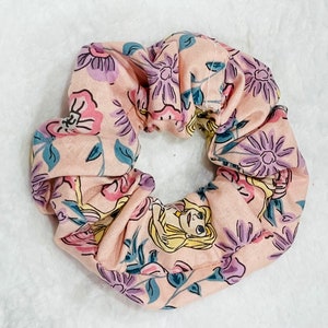 Rapunzel Hair Bow /Iridescent Princess Bow/ Floral Tangled Bow/ Tangled Scrunchie image 3