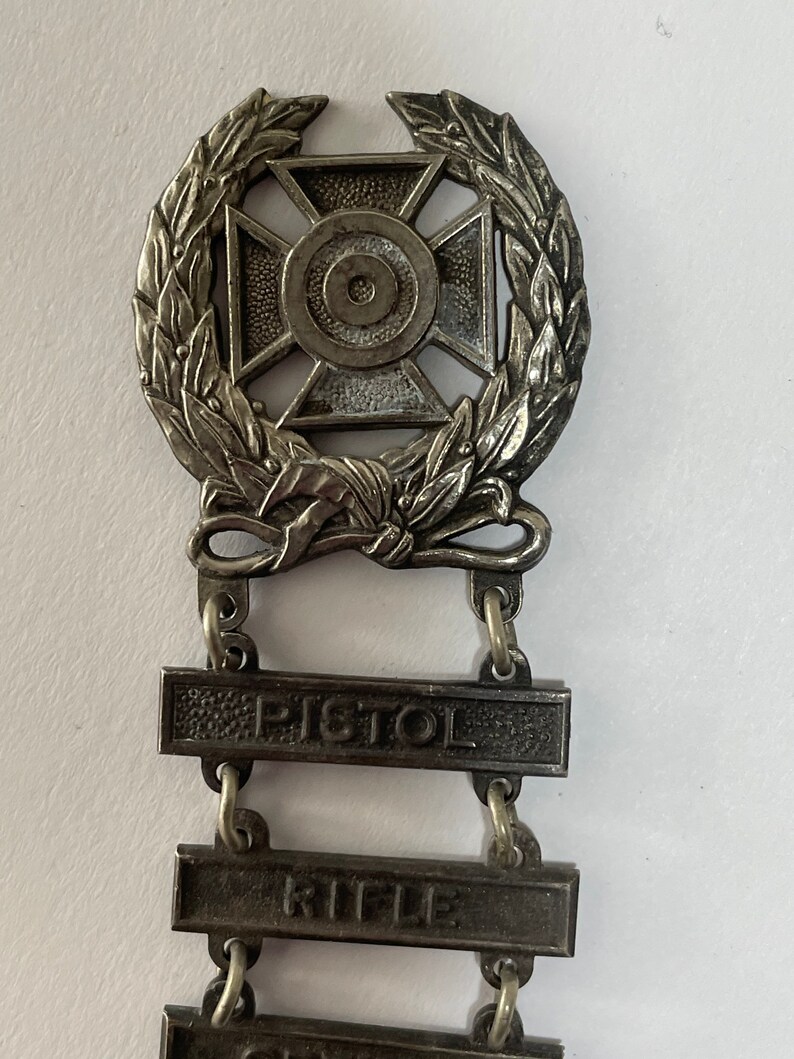 Vintage Military Marksman Qualifications Badge Etsy