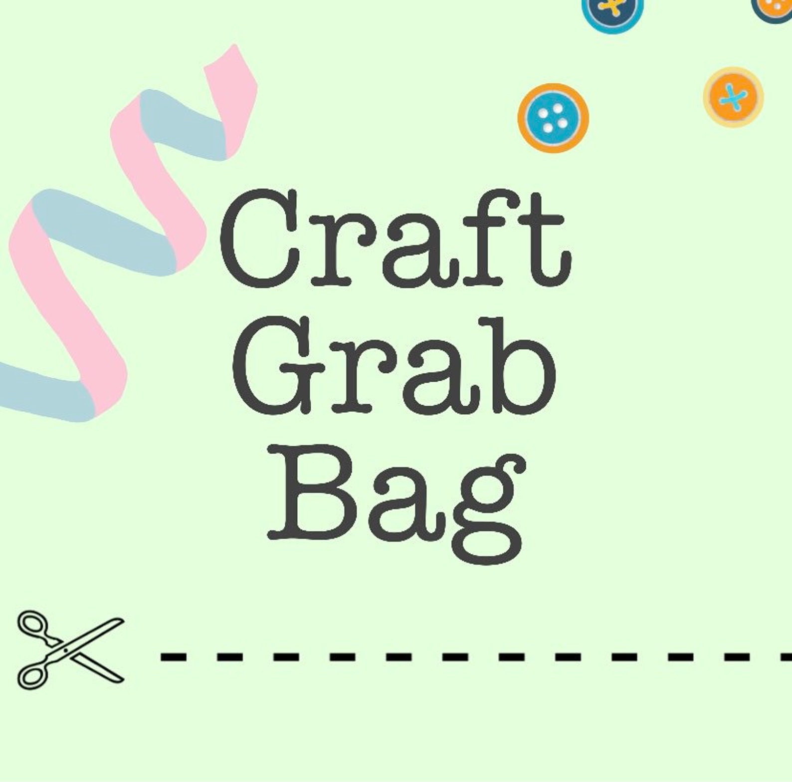 Craft Grab bag Scrapbooking Etsy