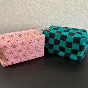 Demon Anime Inspired Mini Pouches / Cosmetic Bags
