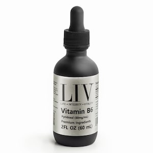 LIV Vitamin B6 Pyridoxal Liquid (5-Phosphate 50mg, 60 servings)