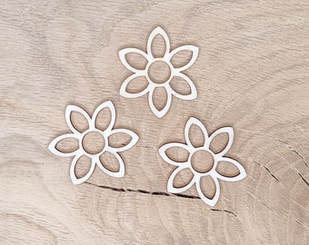 Fleur en bois / décoration de table / décoration scatter découpée au laser