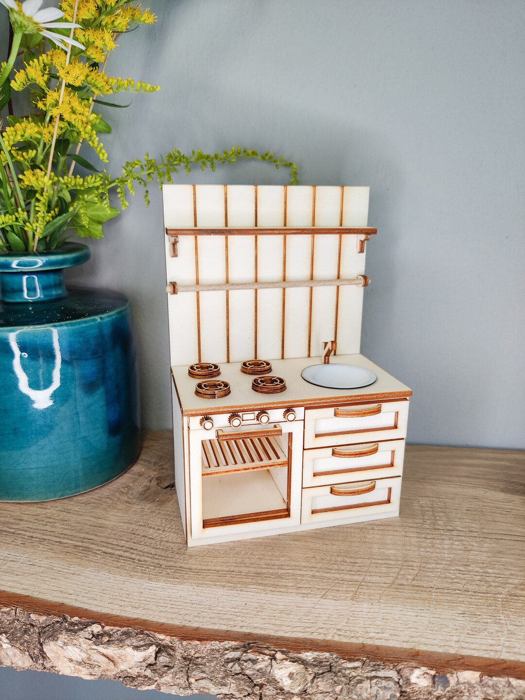 Puppenhaus Zubehör: Fleisch & Käse Buffet Teller – Miniatur-Lebensmittel Im Maßstab 1:12, Ca. 30 Mm